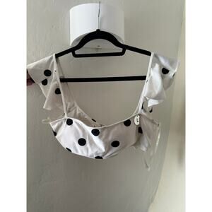 Forever 21 Polka Dot Bikini Top L